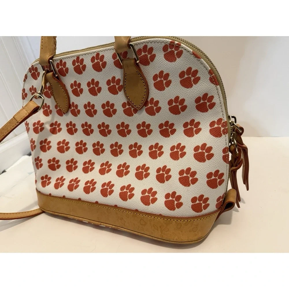 Dooney‎ & Bourke Clemson Domed Football Handbag Purse 9
